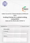 Global Essay Writing Competition “India and the World after Covid-19“ for Worldwide Indians 3