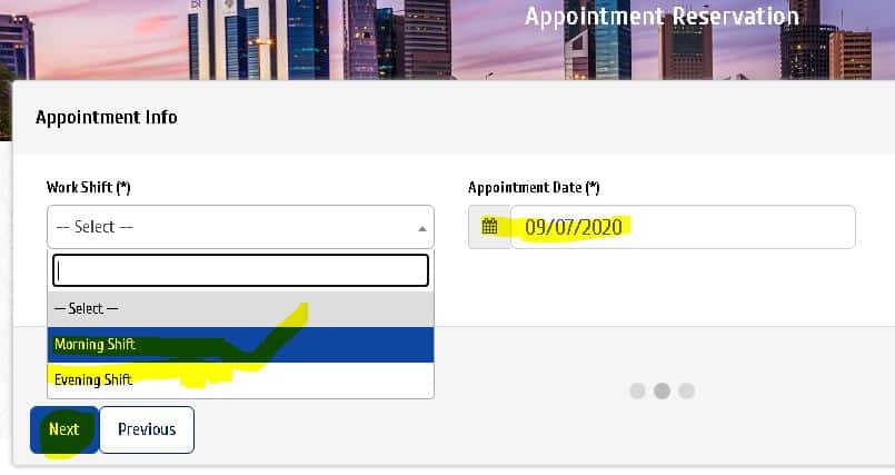 PACI online appointment, Civil ID Reservation System, Kuwait PACI appointment 3