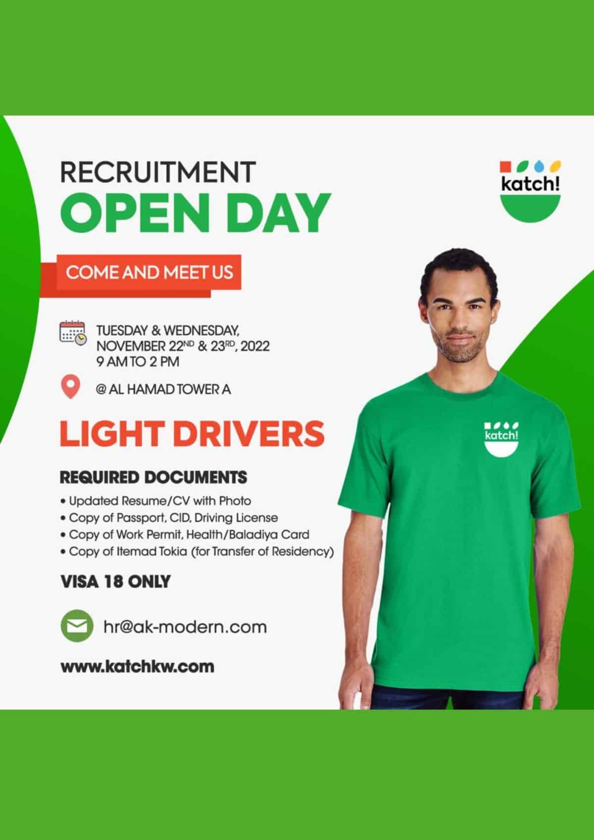 Light Drivers Job Vacancy, iiQ8 classifieds, iik Driver Vacancy