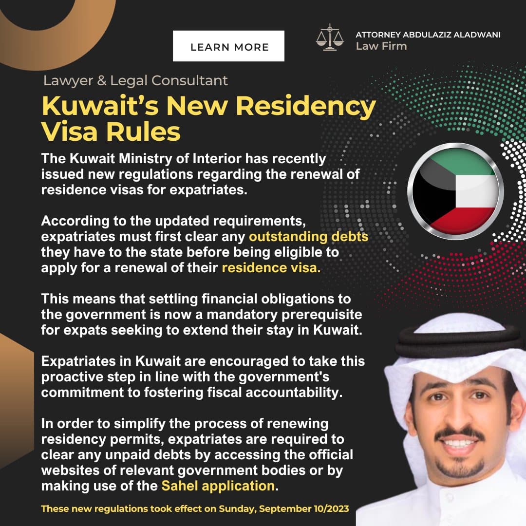 Kuwait New Residency Visa Rules
