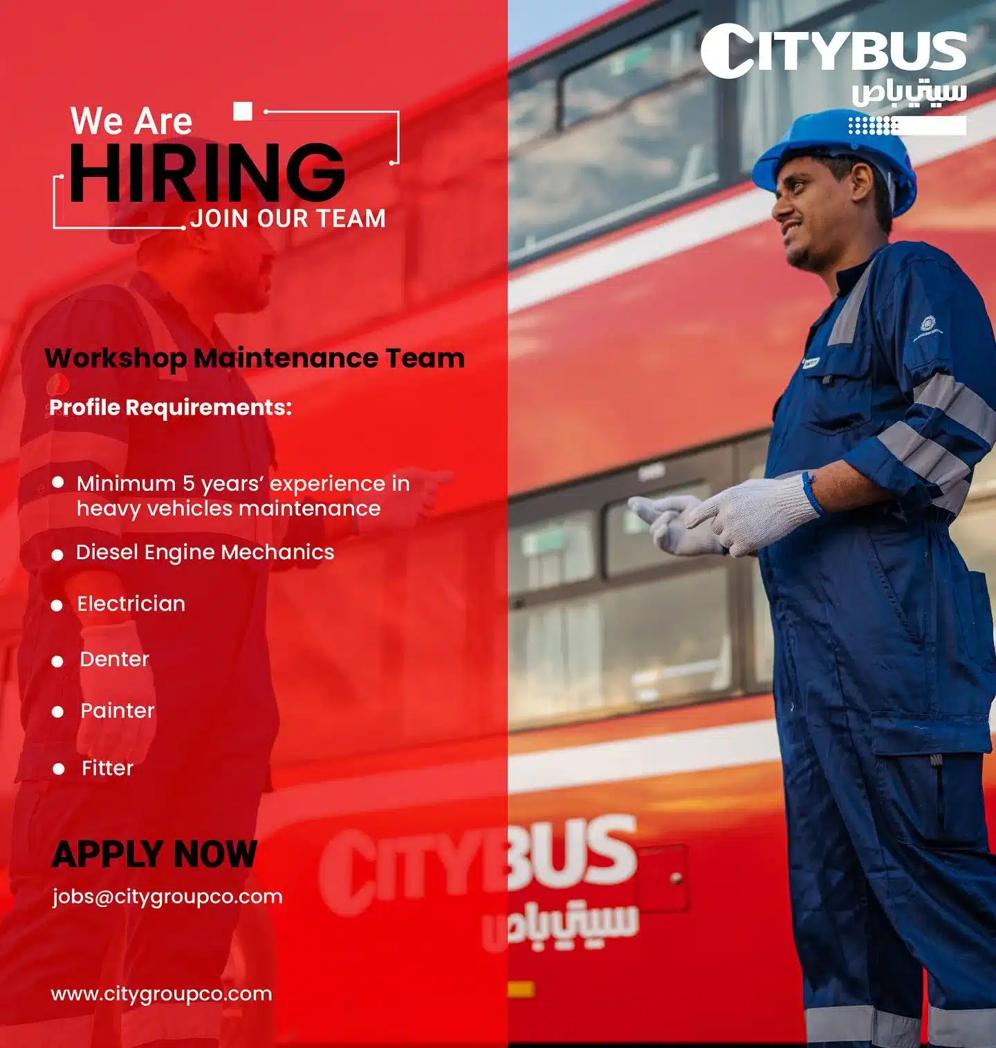 CityBus Job Vacancies Kuwait Maintenance Jobs iiQ8