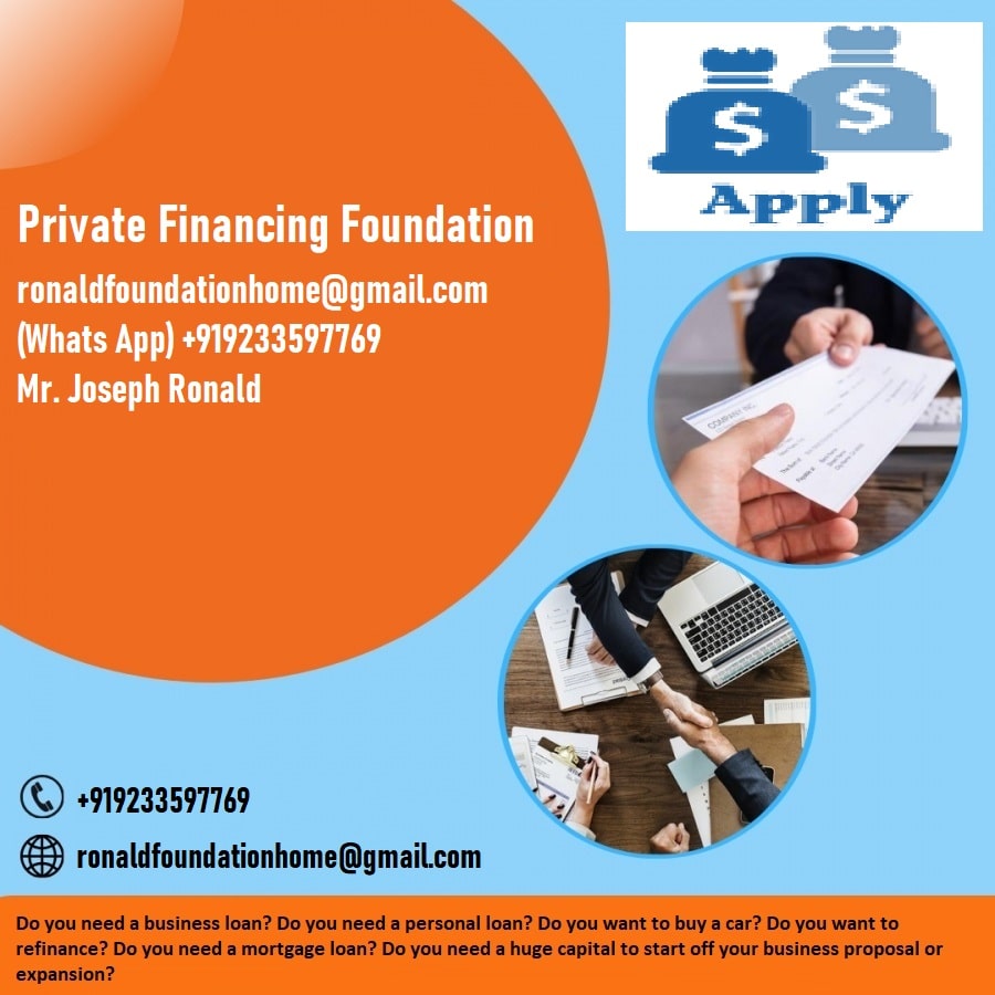 DHN Need Funds for Your Business | iiQ8 Contact Ronald Foundation Today!